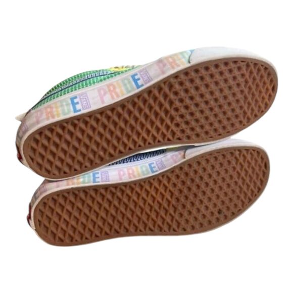 Vans Sk8-Mid Shoes Mens Size 10 Pride Edition Rainbow High Top Sneakers LGBTQ - Picture 9 of 12